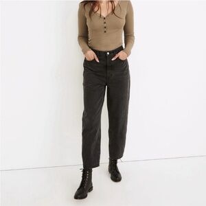 Madewell Balloon Jeans in Noll Wash High Rise .